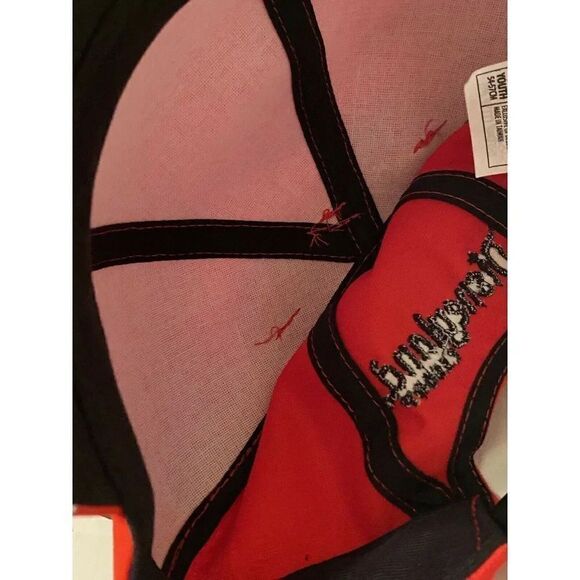 DISNEY Parks Minnie Mouse Cap Hat Ears & Bow Snapback Youth Polka Dots NEW - Picture 7 of 7